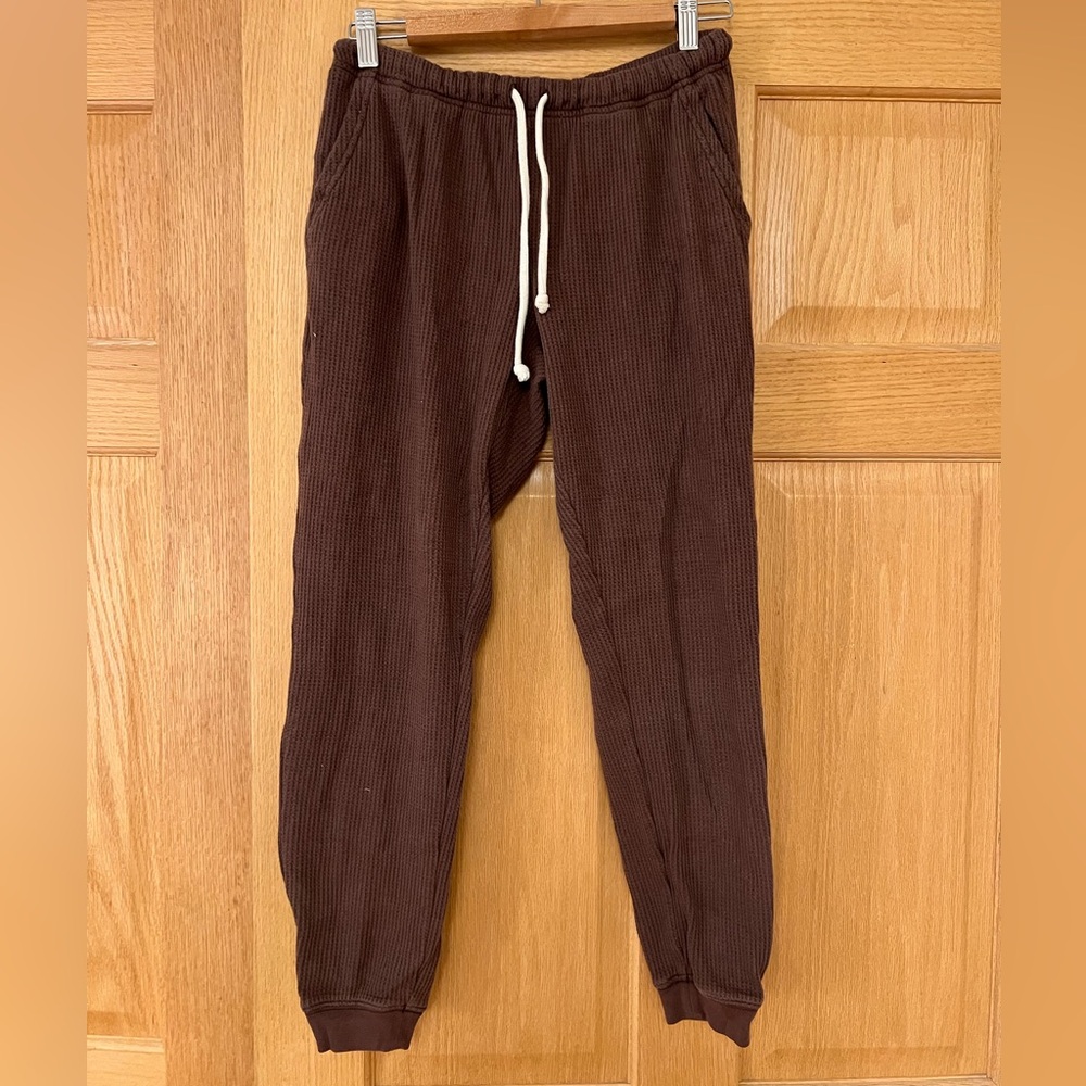 Aerie Rich Brown Track Pants